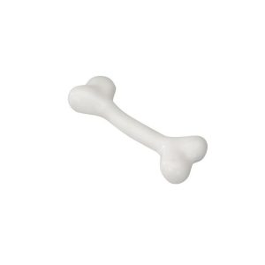 Žaislas šuniui - Ebi guminis kaulas baltos spalvos, kvepiantis vanile - papildoma nuotrauka 2