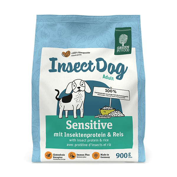 Green Petfood Insect Dog Sensitive sausas pašaras jautriems šunims, 900 g