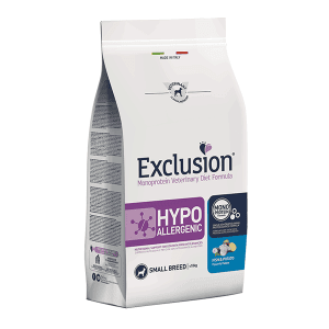 Exclusion Hypoallergenic mini sausas mažų veislių šunų maistas su žuvimi ir bulvėmis S 2 kg - papildoma nuotrauka 2