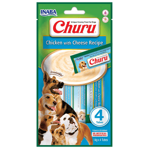 Churu kreminis skanėstas šunims su vištiena ir sūriu, 4 vnt.