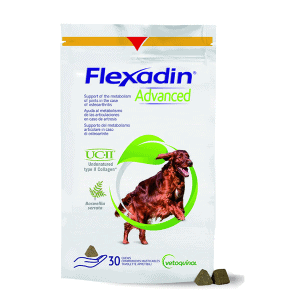 Vetoquinol Flexadin Advanced papildas šunims sąnarių funkcijai, kremzlės apsaugai ir judrumui palaikyti, N30