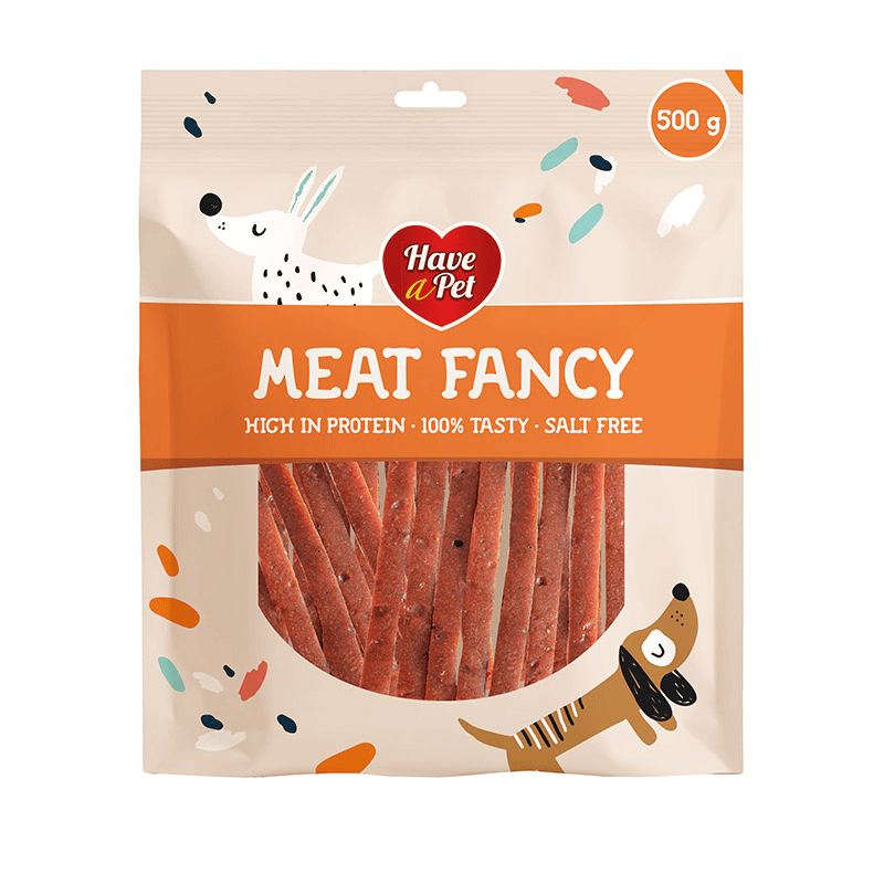 HAP skanėstas šunims, ėrienos juostelės, 500 g