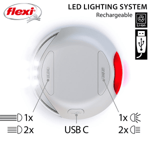FLEXI LED žibintuvėlis Akku su USB, pilkas - papildoma nuotrauka 2