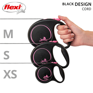 FLEXI pavadėlis šuniui Back Design S virvinis 5m, rožinis - papildoma nuotrauka 4