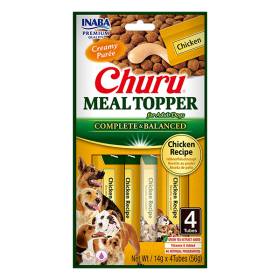 Churu Meal topper skanėstas šunims maistui gardinti su vištiena, 4 vnt.