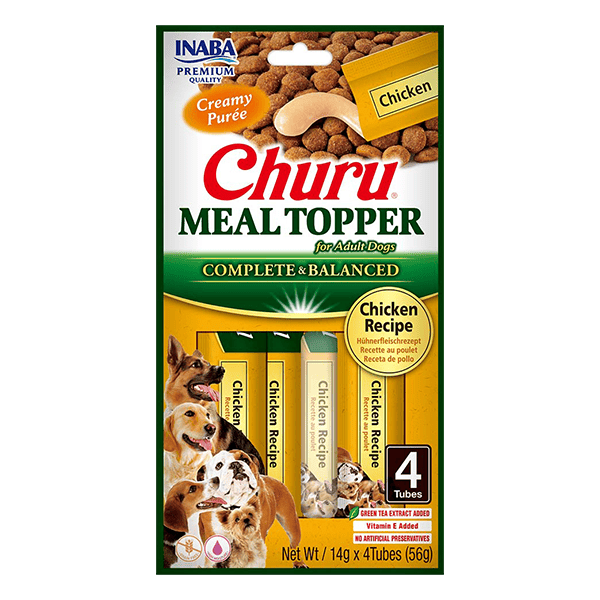 Churu Meal topper skanėstas šunims maistui gardinti su vištiena, 4 vnt.