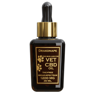 Drakonape plataus spectro CBD aliejus 1200mg, 30 ml