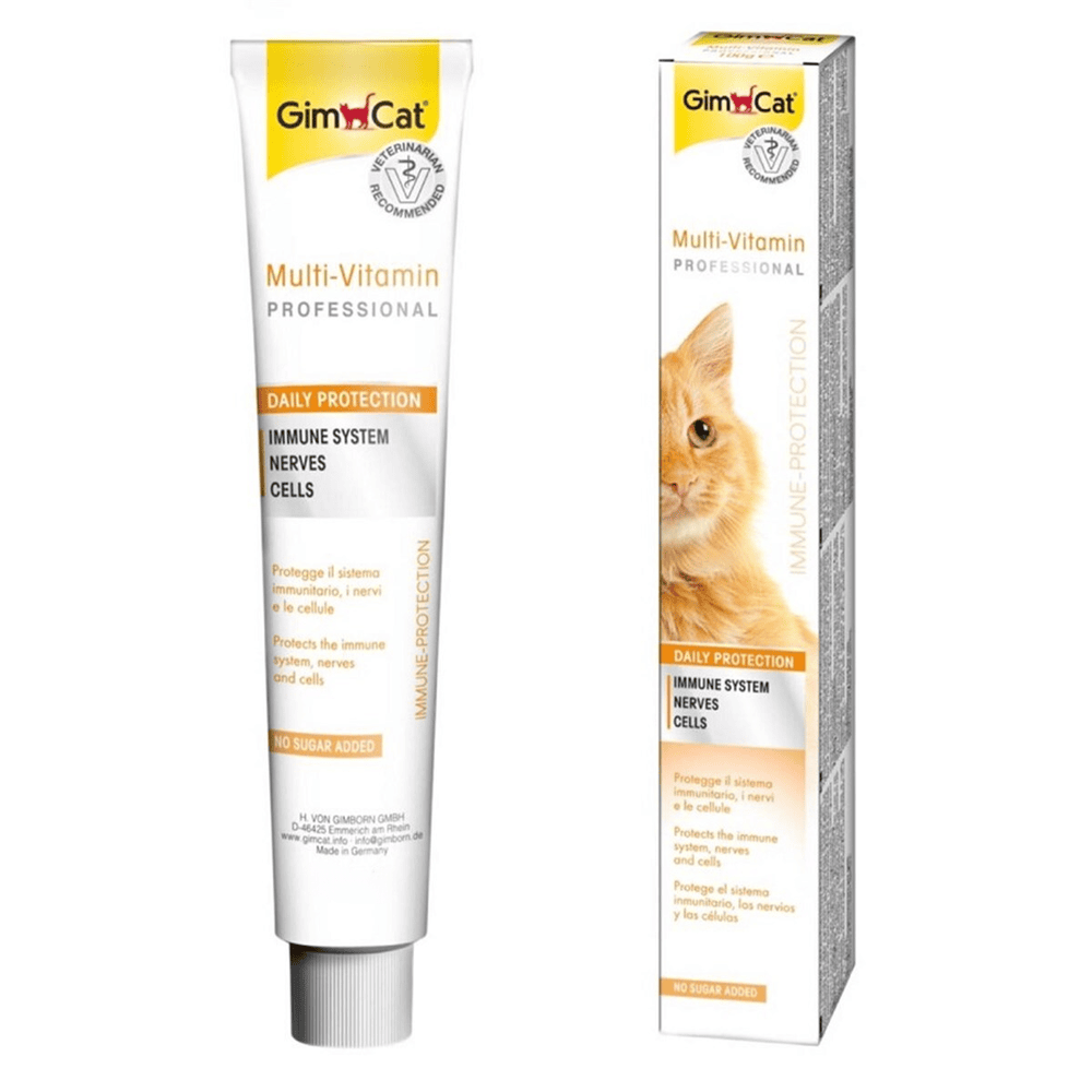 GimCat maisto papildas katėms - multivitaminų pasta su TGOS, 20 g - papildoma nuotrauka 2