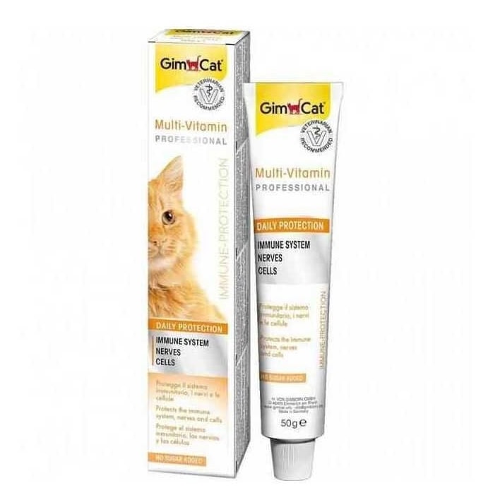 GimCat maisto papildas katėms - multivitaminų pasta su TGOS, 50 g - papildoma nuotrauka 2
