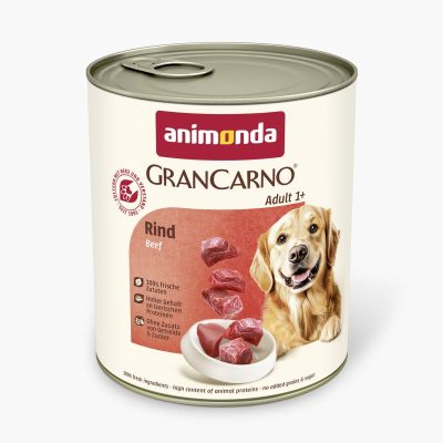 Animonda GranCarno Adult Beef: konservai šunims su šviežia jautiena, 800 g