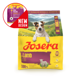 Josera Mini Lamb begrūdis (Mini Deluxe) 10 kg - sausas maistas mažų veislių šunims su ėriena