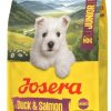 Josera Mini Junior Duck and Salmon sausas pašaras mažų veislių jauniems šunims su antiena ir lašiša, 10 kg