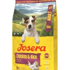 Josera Mini Chicken&Rice 1 kg - sausas maistas suaugusiems mažų veislių šunims su paukštiena