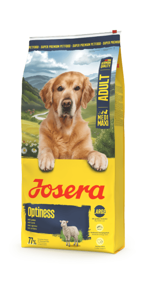 Josera Optiness 12,5 kg - begrūdis sausas maistas šunims su ėriena