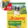 Josera Salmon & Potato 12,5 kg - begrūdis sausas maistas šunims su lašiša