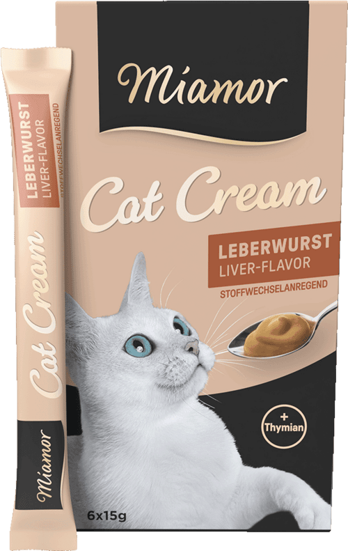 Miamor skanėstai katėms - kepenų pašteto kremas, 6*15 g, Miamor Liver Pate Cream - papildoma nuotrauka 2