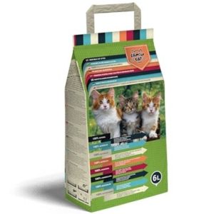 Kraikas katėms Family Cat, augalinis, 6 l, Vegetable Cat Litter - papildoma nuotrauka 2