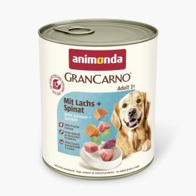 Animonda GranCarno Adult: konservai šunims su lašiša, praturtinta špinatais, 800 g - papildoma nuotrauka 3