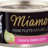 Miamor Fillet Naturelle konservai katėms su tunu ir krabais, 80 g
