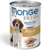 Monge Fresh Pate and chunkies Chicken - konservai šunims su vištienos gabaliukais, 400 g
