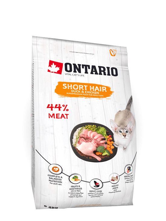 Sausas maistas trumpaplaukėms katėms, 1 kg, Ontario Cat Shorthair - papildoma nuotrauka 2
