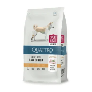 QUATTRO Sport su paukštiena sausas aktyvių šunų pašaras, 12kg - papildoma nuotrauka 2