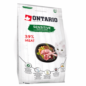 Sausas maistas jautrioms katėms, 1 kg, Ontario Cat Sensitive/Derma - papildoma nuotrauka 2