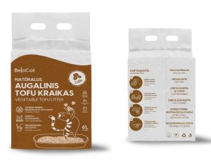 Kraikas katėms TOFU BeloCat, kavos kvapo, 6 l (2,5 kg), 2 mm granulės - papildoma nuotrauka 2