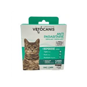Vetocanis atbaidantis biologinis antkaklis katėms
