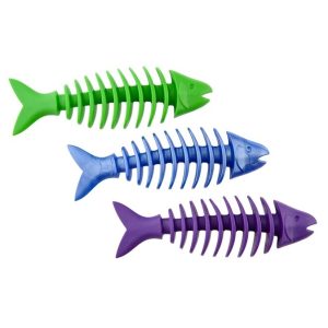 Žaislas šuniui - Guminė kvepianti žuvis dantų priežiūrai, 16 cm - papildoma nuotrauka 2
