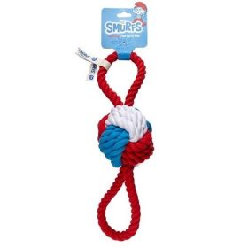 Žaislas šuniui - Kamuolys iš virvės Smurfas