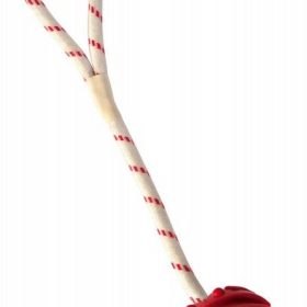 Žaislas šuniui - Kamuoliukas su virve, 7cm/35cm