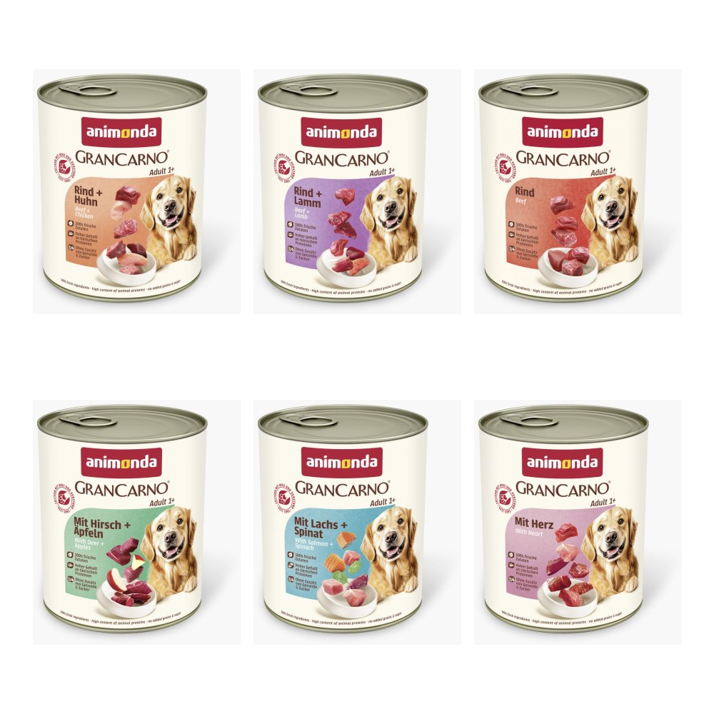 Animonda GranCarno Adult konservų rinkinys 6 x 800 g #1