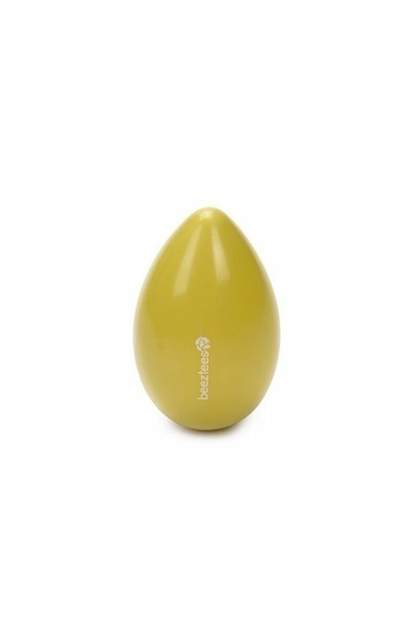 Žaislas šuniui – Kietas kamuolys – kiaušinis, Bezztees Funny Eggy, mažas, 12.5 x 8 x 8 cm, geltonas