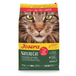Josera NatureCat sausas pašaras katėms 10+1kg AKCIJA